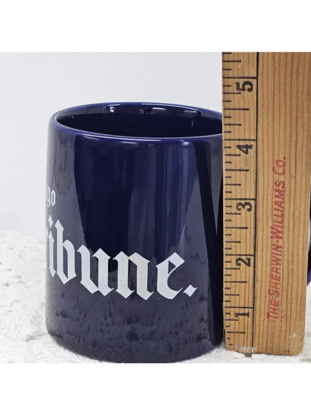 San diego Union Tribune Dark Blue Coffee Mug 3.75” Height